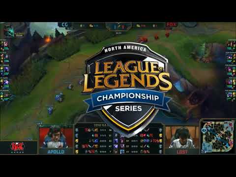 CG vs FOX CG vs FOX | NA LCS Summer 2018 | Week 9 Day 2 - Echo Fox vs. Clutch Gaming