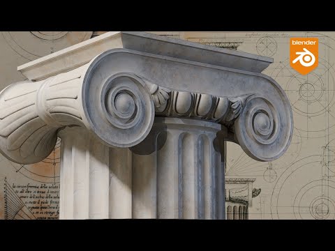 Let's model a Ionic capital in Blender - a step-by-step tutorial