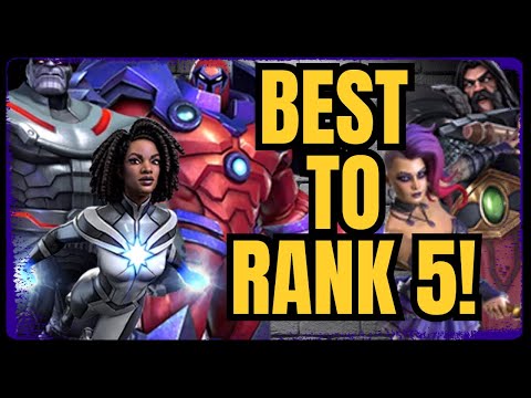 Best Champions In MCOC To Take To Rank 5! + Who Would I Rank Of Each Class!