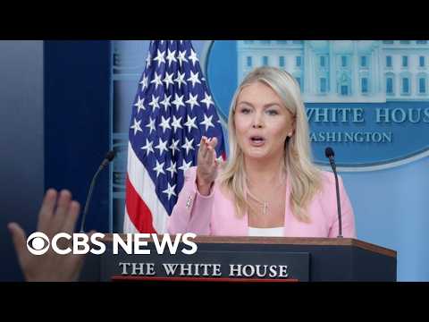 Watch: Karoline Leavitt answers questions on Trump's primetime speech, new Iran strikes