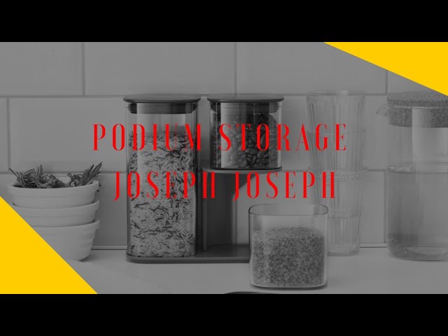 Joseph Joseph Podium 5-Piece Storage Container Set - Sky Blue