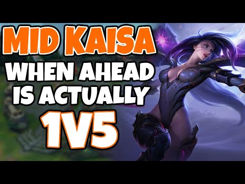 AP KAISA MID is an actual 1v5 champ when ahead... | Challenger AP Kai'sa Mid - League of Legends