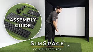 SimSpace Golf Simulator Enclosure | Unboxing & Assembly | DIY Golf Enclosure | Indoor Golf Enclosure