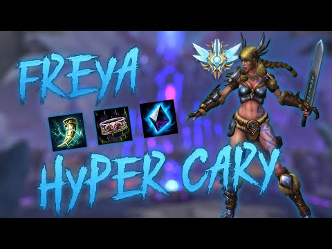 FREYA HYPER CARRY | GM Midlane | Smite Season 6