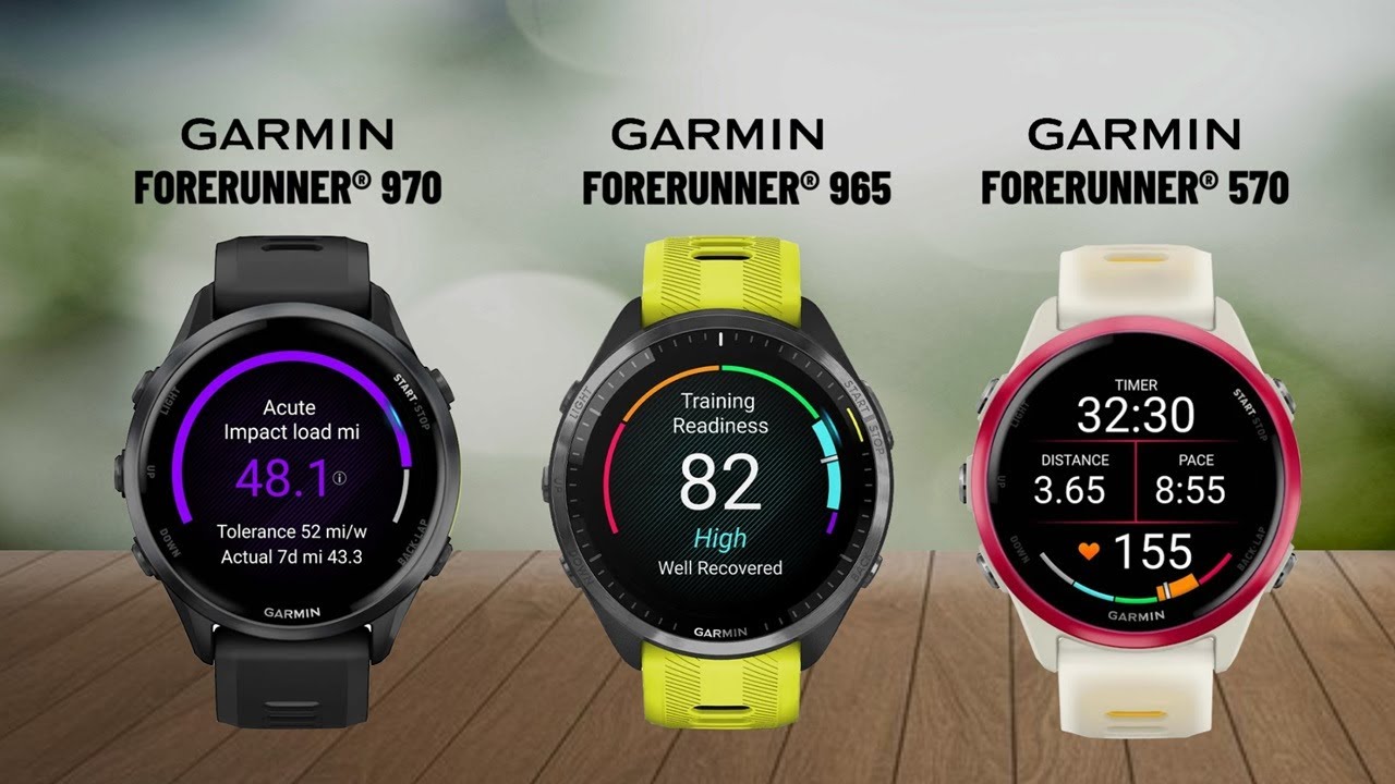 Garmin Forerunner 970 vs 965 vs 570 (42mm) @SmartWear5G