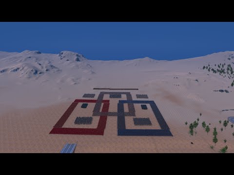 25000 Spartans, Romans, Medieval Knights & Giants vs 2000 Golden Knights - UEBS