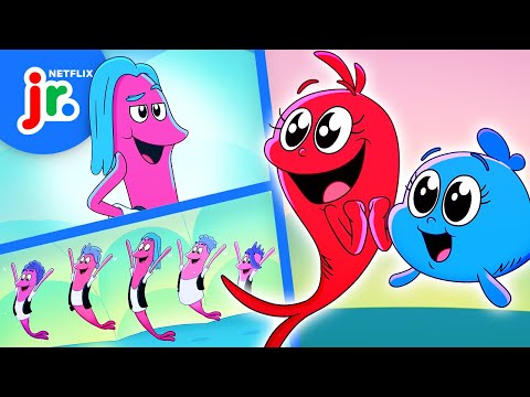 Fast and Slow Race to the Concert 🎶 Dr. Seuss's Red Fish, Blue Fish | Netflix Jr