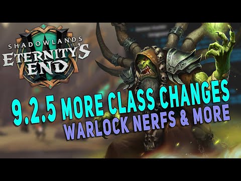 9.2.5 MORE CLASS CHANGES! Destruction Warlock NERFS & Tank BUFFS | M+ Meta Discussion | WoW