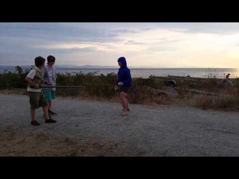 Demigods Challenge Sea Monster at Archimedes Point (Camp Demigod Scripted Space)