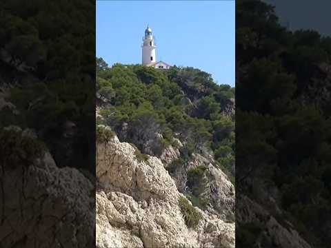 Cala Rajada der Leuchtturm faro de Capdepera auf Mallorca, Le Phare de Capdepera Far de Capdepera