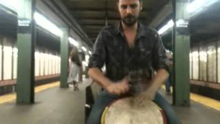 Djembe solo at the bedford L train stop