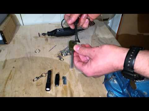 Feuerstahl bohren für mein City EDC, VA für Msbricktop80