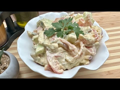 🥚🍅 “Ensalada ideal para quienes buscan una comida equilibrada y rica en proteínas”