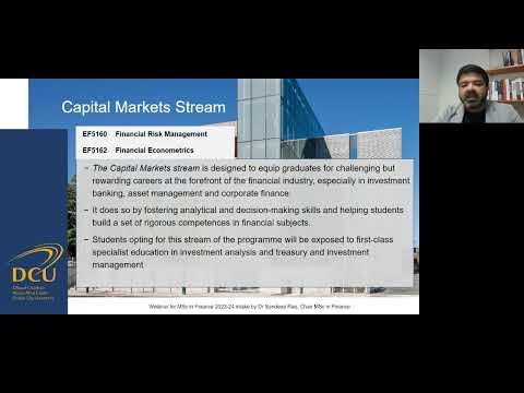 MSc in Finance - Postgraduate Information Week