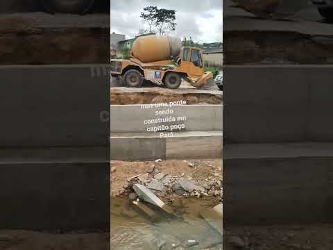 mas uma ponte sendo construída em capitão poço Pará , 5_07_2026