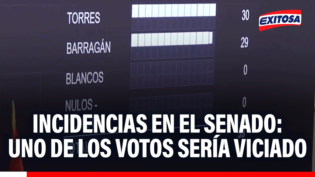 🔴🔵 Fernando Rospigliosi separa del escrutinio un presunto voto viciado durante elección en el Senado