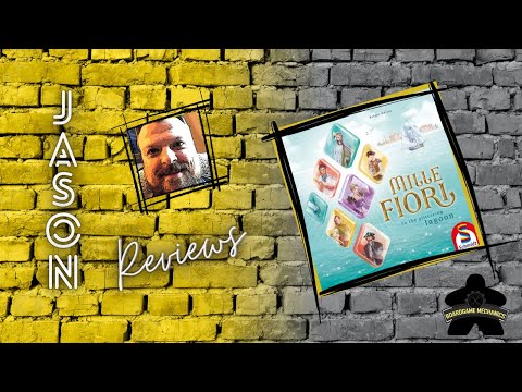 The Boardgame Mechanics Review Mille Fiori w/ The Masterpieces Expansion