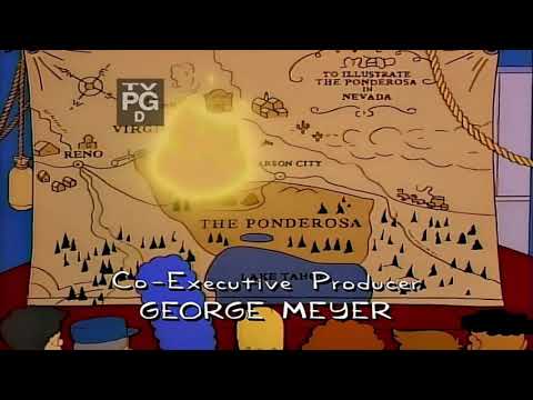 Las estrellas de Bonanza! Los Simpson