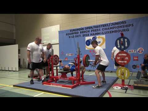 European Equipped Bench Press - Men Juniors  -53kg .. -83kg