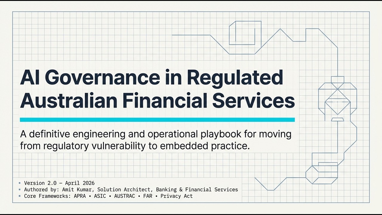 Architecting Defensible AI (2026) | AI Governance Blueprint for Financial Services