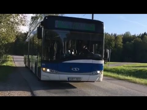 Bus ride line 2 from Granbo to Vinggatan.