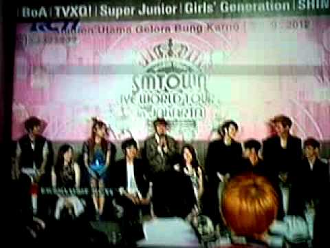 SMTown Press conference World Tour III live in Jakarta (Part 3)