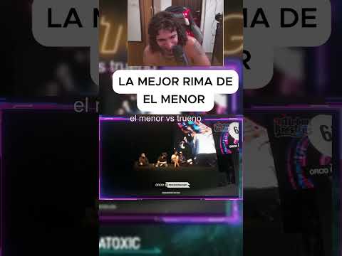 LA MEJOR RIMA DE EL MENOR #TRUENO #FMS #ELMENOR #FREESTYLE