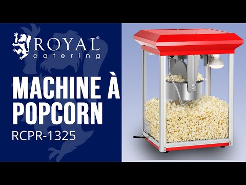 Vidéo - Occasion Machine à popcorn rouge - 8 oz