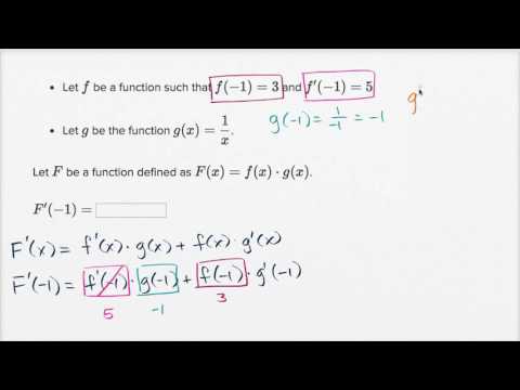 Worked Example Product Rule With Mixed Implicit Explicit Video Khan Academy