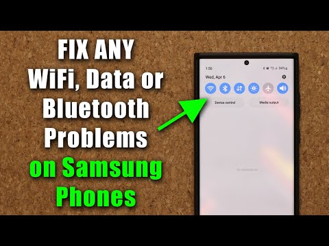 How To Fix Any WIFI, Data, or Bluetooth Connection Problems on Samsung Galaxy Phones in 1 Min