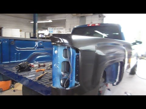 Auto Body How to Replace a Pick Up Truck Bed Side Panel