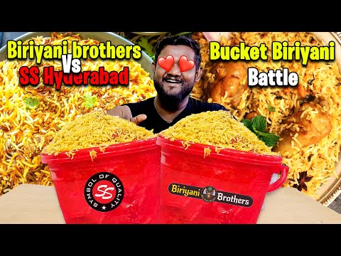 Biriyani Brothers Bucket Biriyani vs SS Hyderabad - Bucket biriyani battle | Barath Kumar Senthil
