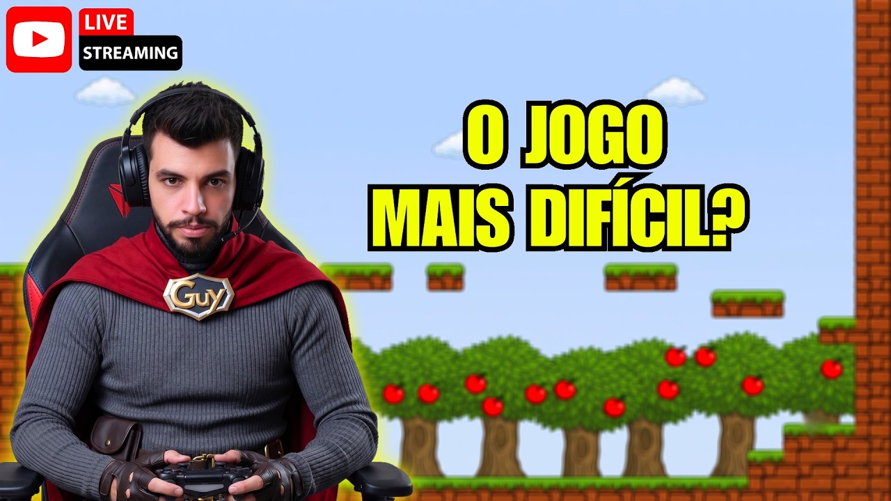 I WANNA BE THE GUY: O Jogo Mais Difícil do Mundo! [AO VIVO]