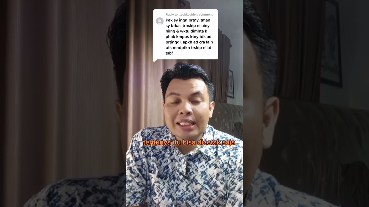 TRANSKRIP NILAI HILANG ? #ijasahmahasiswa