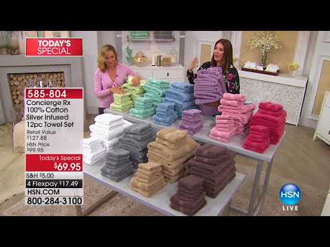 HSN | Concierge Collection Bedding 02.10.2018 - 08 AM