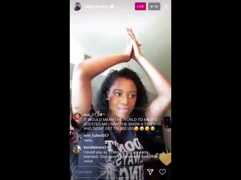 Hailey Kilgore singing Mama Will Provide from Once On This Island (Instagram Live)