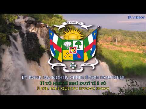 Inno della Repubblica Centrafricana (FR/SG/IT testo) - Anthem of Central African Republic (Italian)