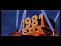 1981 Fox Logo 1981