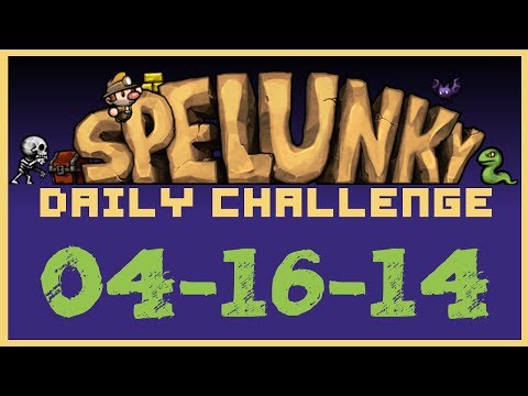 Spelunky Daily Challenge || 04-16-14 [Phedran vs JSano]