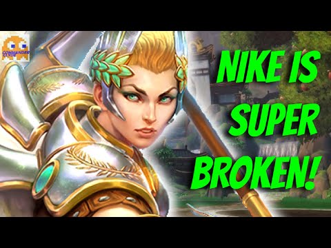 NIKE IS SUPER BROKEN IN RANKED JOUST! EASILY 1v3! | SMITE Ranked Joust - Nike Gameplay