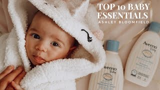 Top 10 Baby Essentials ft Aveeno | Ashley Bloomfield Cavaliere