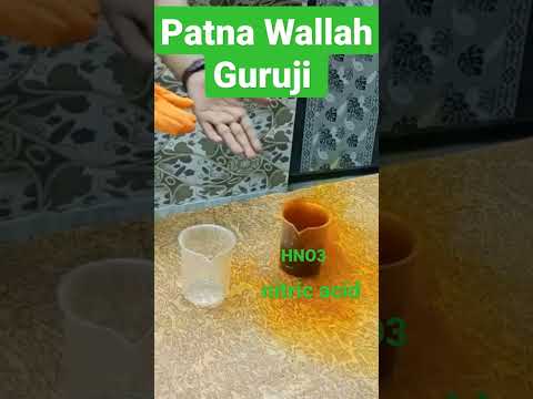 Metal Reaction with Nitric Acid||#shorts #scienceexperiment #science #comedy #funny