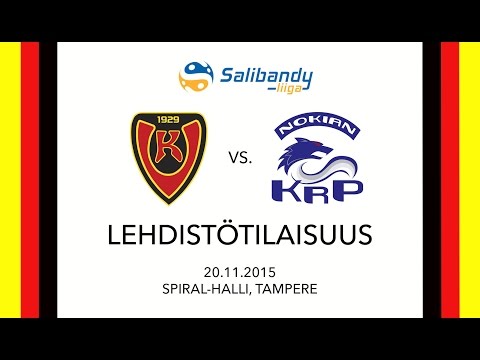 Miesten Liiga: Koovee-Nokian KrP, 20.11.2015, Lehdistötilaisuus