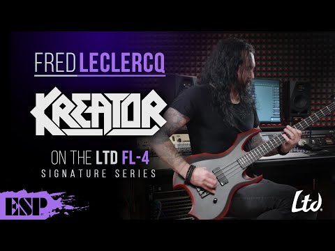 Бас-гітара LTD FL-4 (BLACK RED BURST SATIN) - фото 1 - id-p3165552141