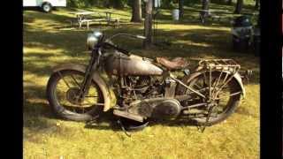 preview picture of video 'Old Harley Davidson at Charlton Park July 14th 2012 Part III.doc'