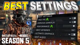 BEST SEASON 5 SETTINGS in BATTLEFIELD 6 for MAX PERFORMANCE