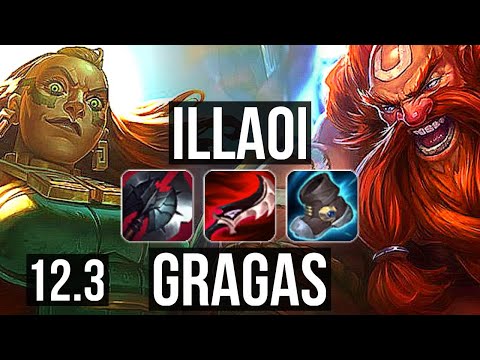 ILLAOI vs GRAGAS (TOP) | 2.8M mastery, 6 solo kills | BR Diamond | 12.3