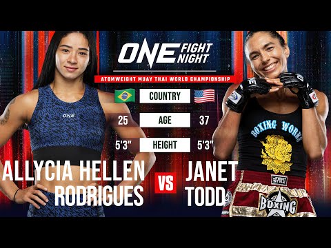 WILD Women’s Muay Thai Fight | Allycia Hellen Rodrigues vs. Janet Todd