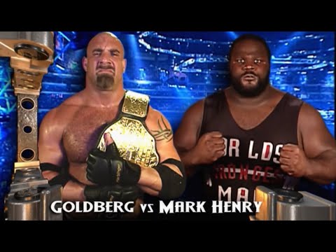 Goldberg V Mark Henry Raw 6th October 2003