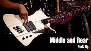 Video thumbnail for 【池部楽器店】 Dingwall D-Bird Wenge Neck (Ducati Matt Pearl White) by Ikebe Channel｜池部楽器店